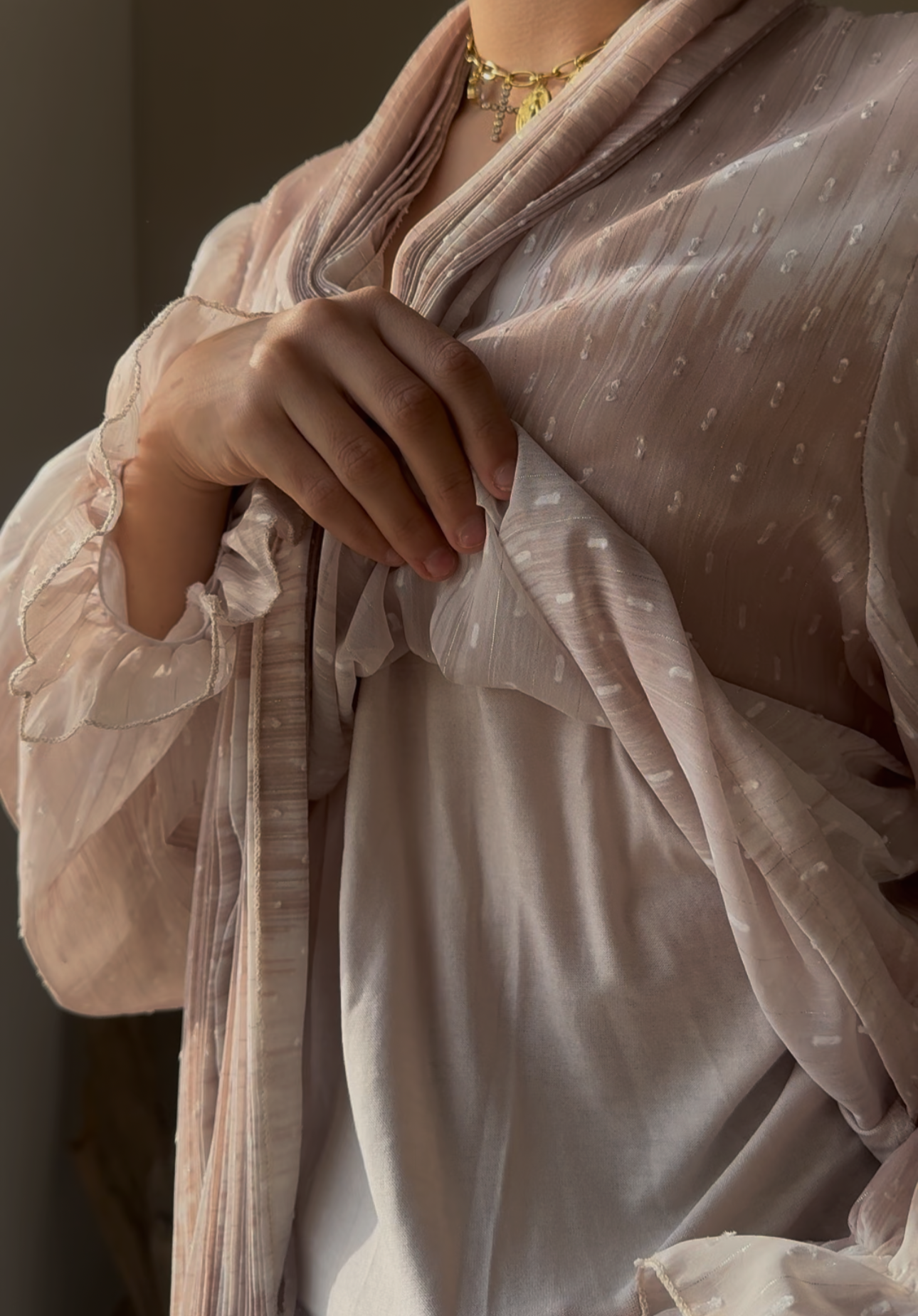 Chemise Beige