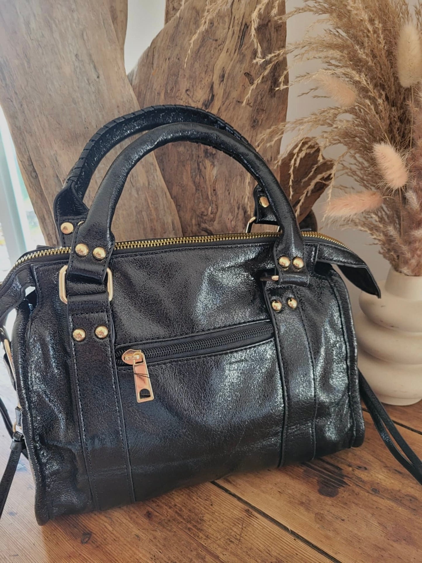 Sac irisé black