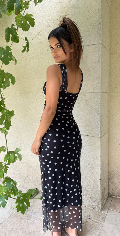 Robe à pois
