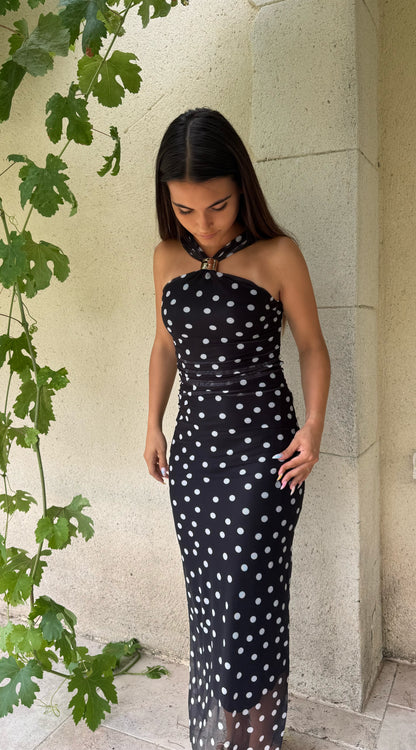 Robe à pois