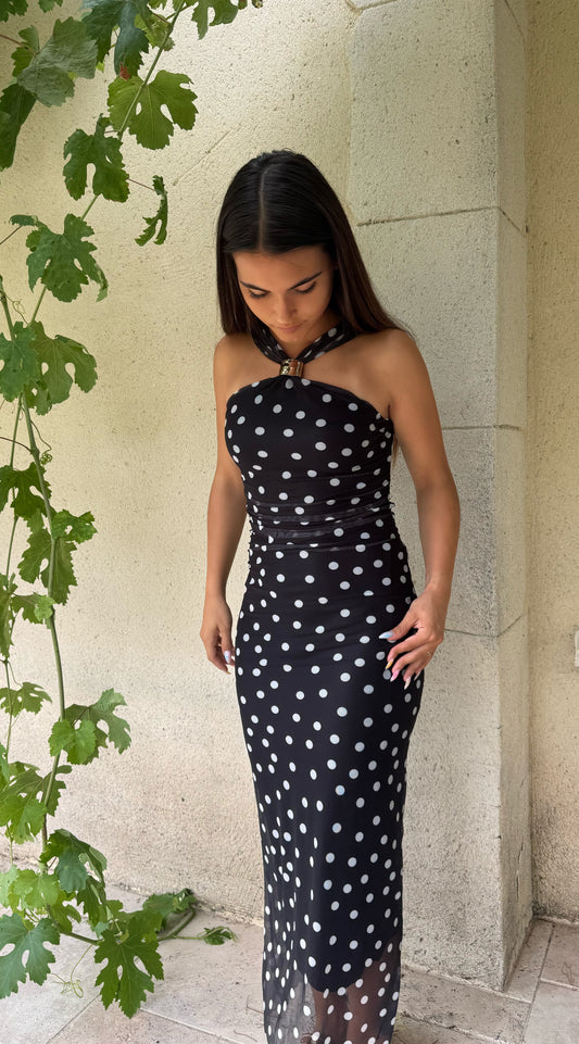 Robe à pois